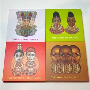 Juvia's Place Vibrant Eyeshadow Collection Bundle of 4 NWOB